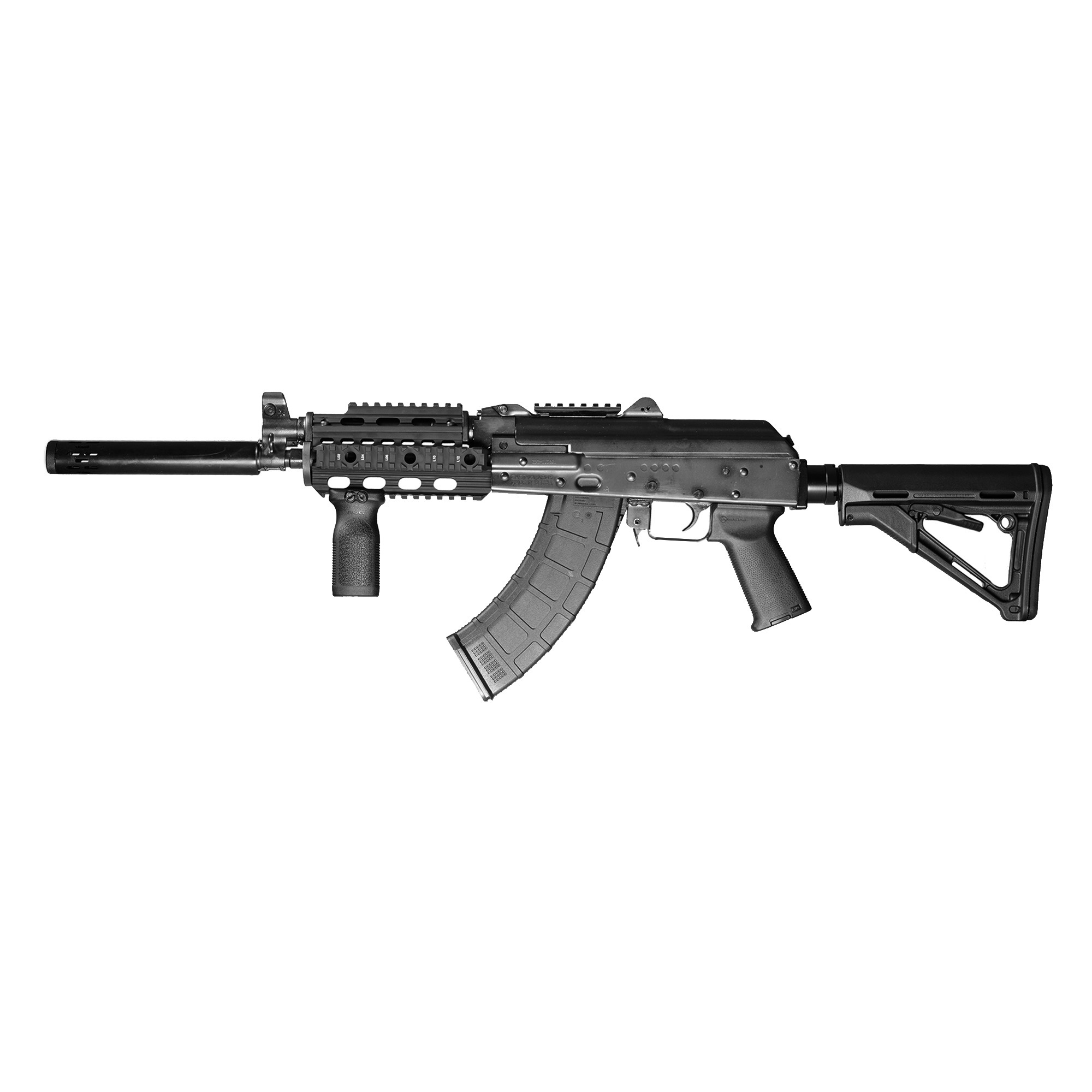 Zastava ZPAP92 Semi-automatic 7.62X39 10" Cold Hammer Forged Chrome Lined Barrel with a Pinned Muzzle 16.5" Barrel Magpul Grip 30 Rd 1 Mag