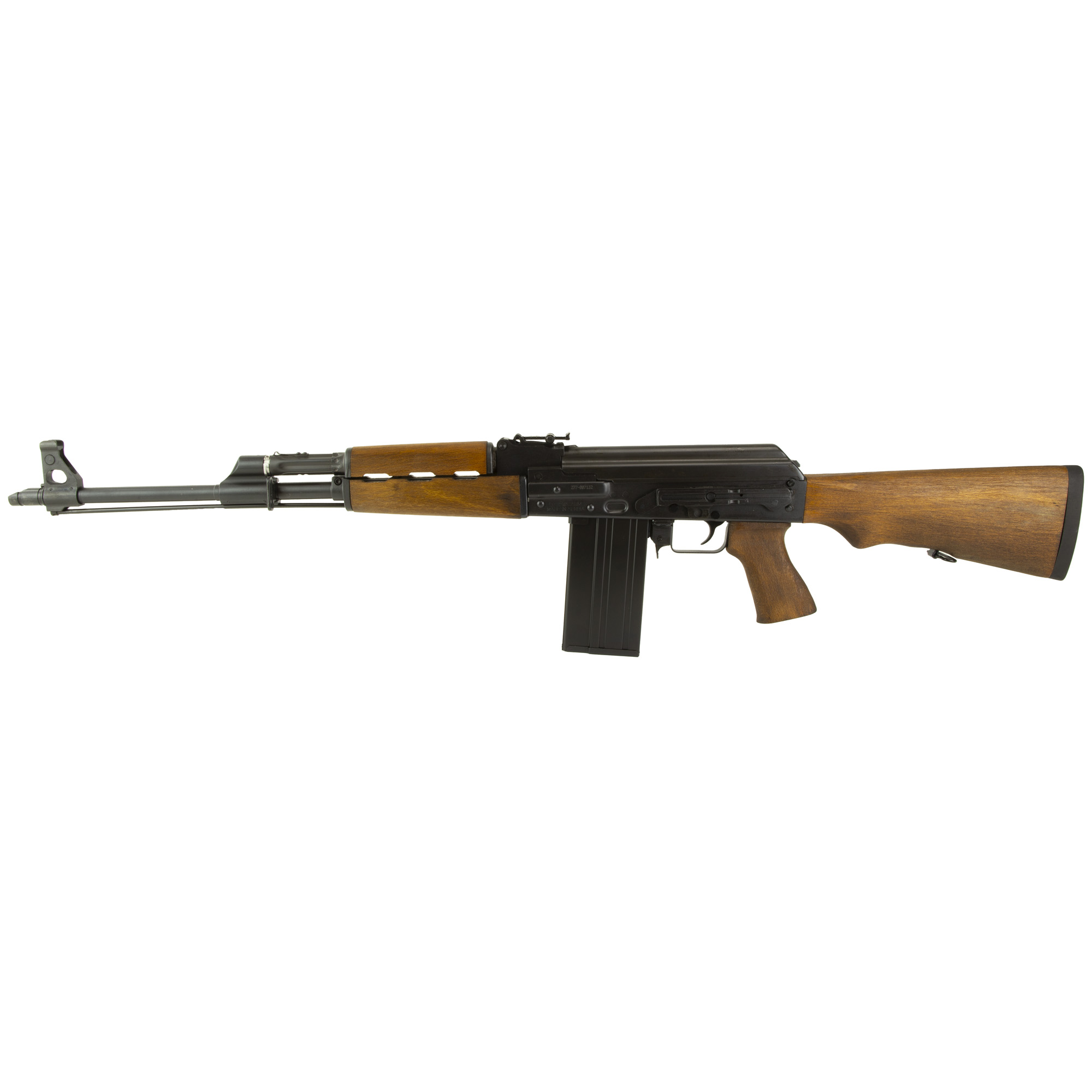 Zastava M77 Semi-automatic Rifle AK 308 Winchester 19.7" Barrel Matte Blued Finish Wood Furniture Adjustable Sights 20 Rounds 1 Magazine