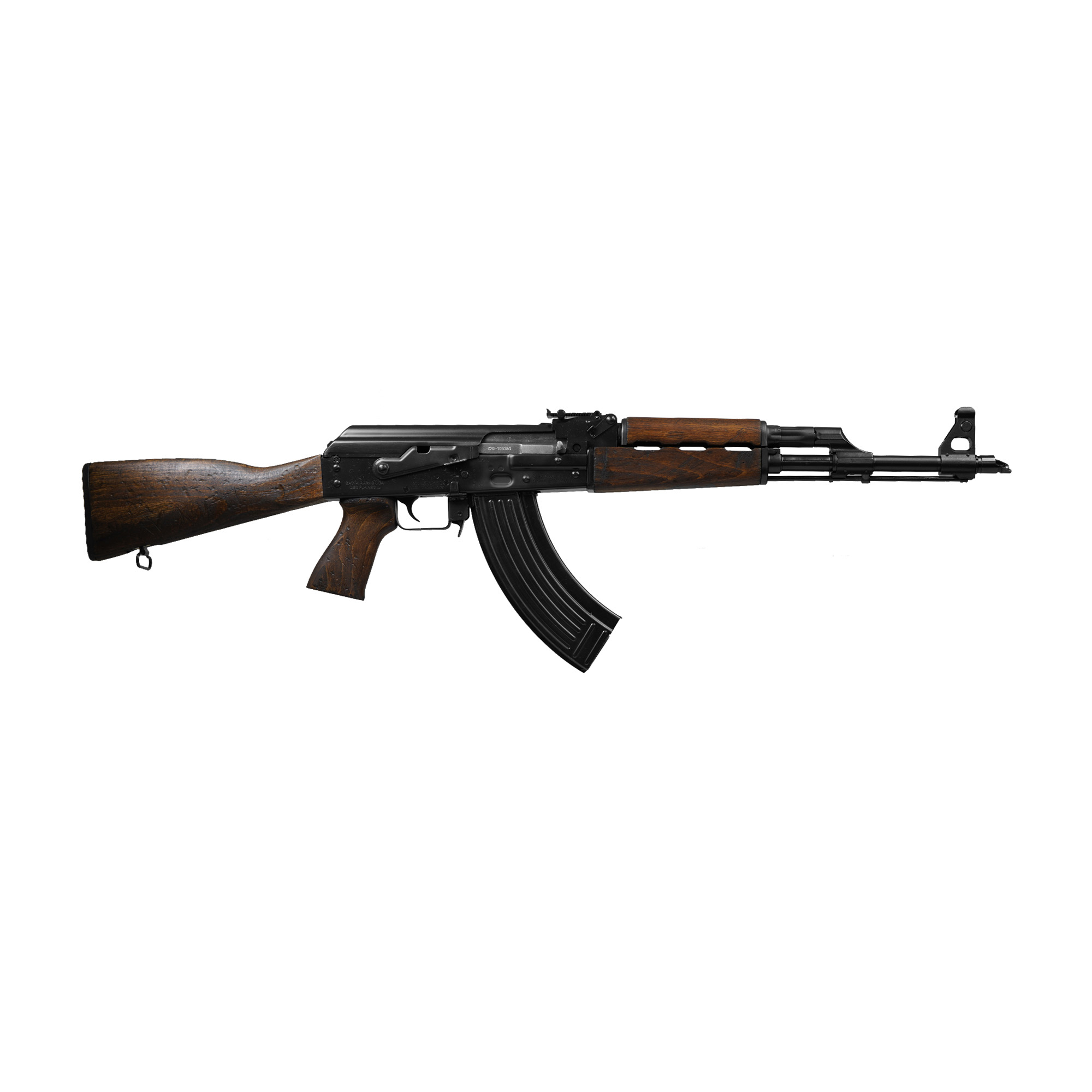 Zastava M70 Semi-automatic 7.62X39 16.3" Chrome lined Barrel Matte Finish Black Walnut Battle Worn Stock Set 30 Rounds 1 Magazine